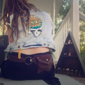 Grateful Dead hand-painted Vest